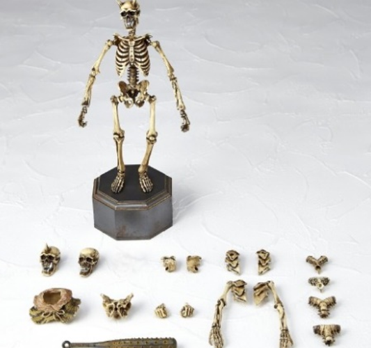 리볼텍 KT Project 타케야 식 자재 인형 착채 KT-006 해골 스켈레톤 피규어