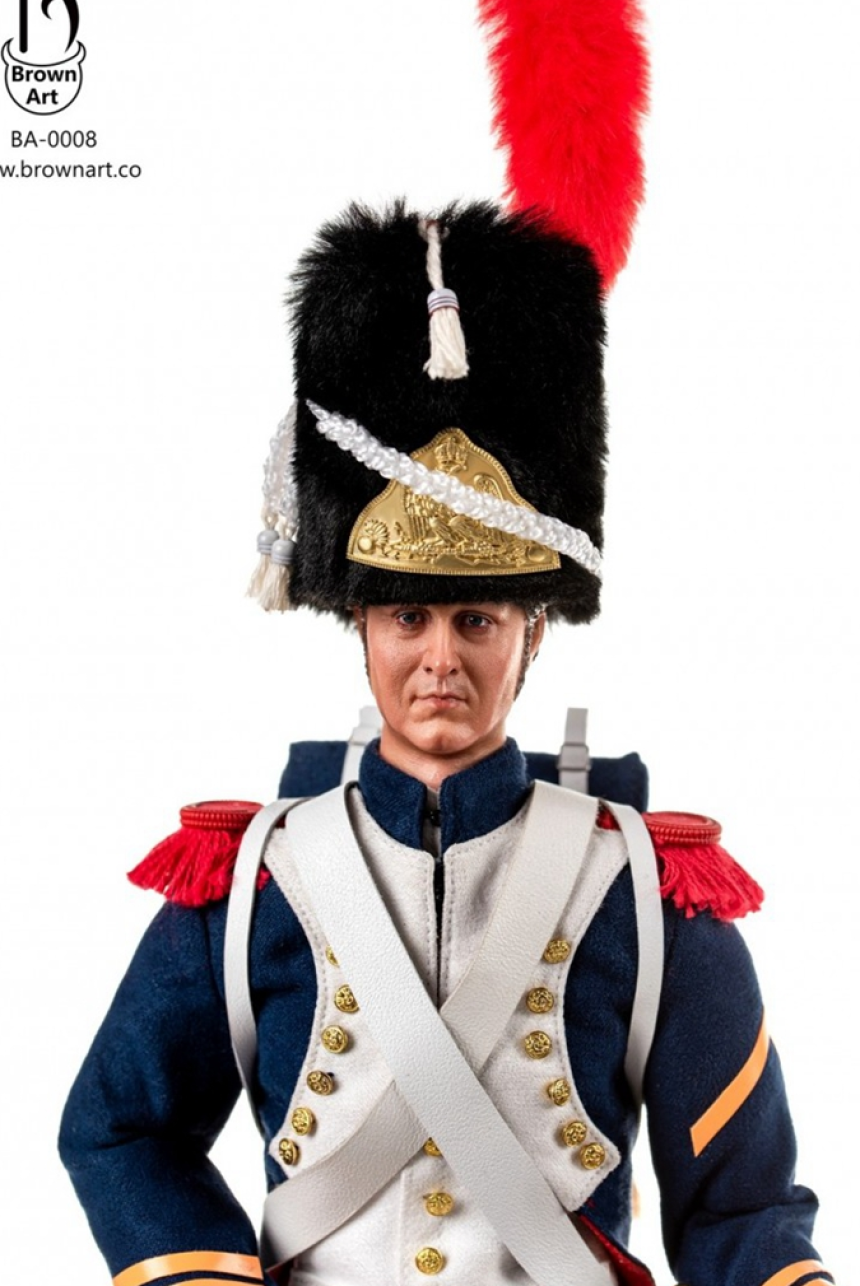 BROWN ART BA-0008 나폴레옹 1/6 프랑스 근위병 액션피규어