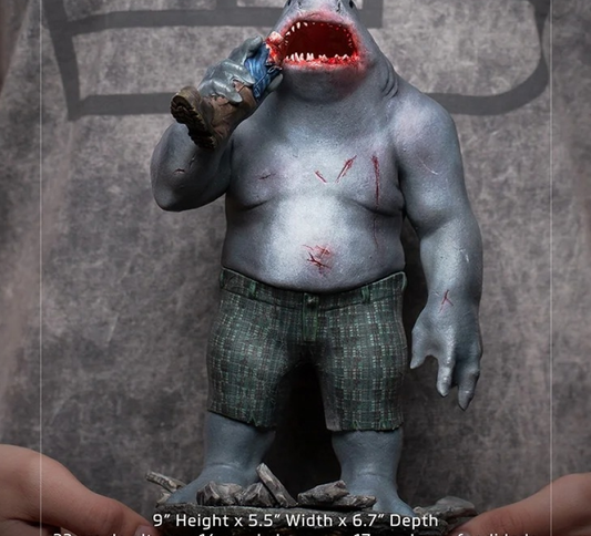 아이언스튜디오 더 수어사이드 스쿼드 1/10 킹샤크 King Shark 스태츄 피규어