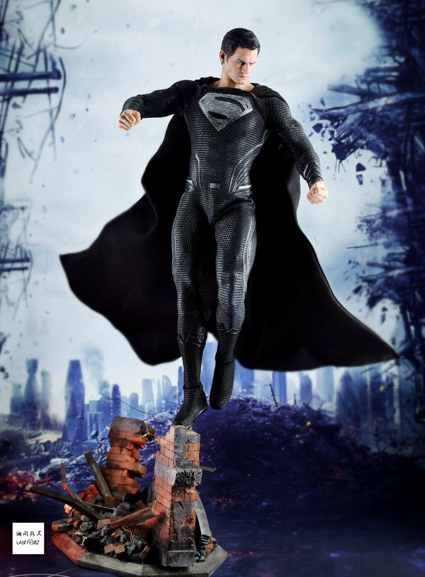 BY ART 슈퍼맨 블랙 저스티스리그 1/6 액션피규어 실사진 감상하세요