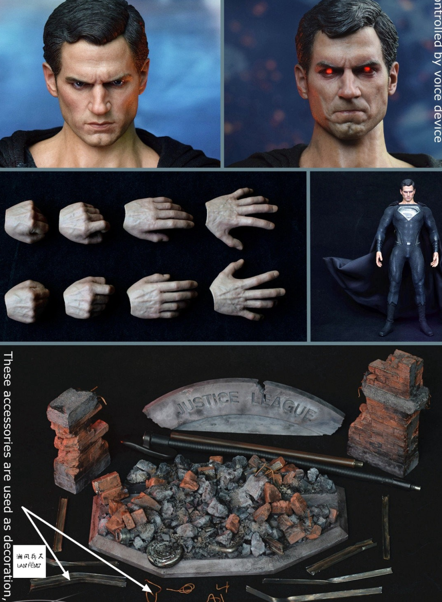 BY ART 슈퍼맨 블랙 저스티스리그 1/6 액션피규어 실사진 감상하세요