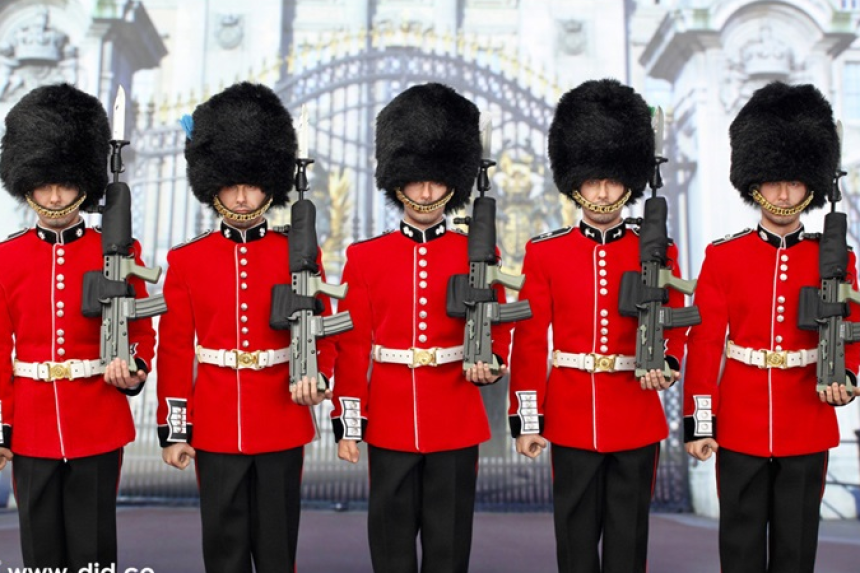 DID 디드 K80134A 1/6 버킹엄 궁전 왕립 근위병 피규어