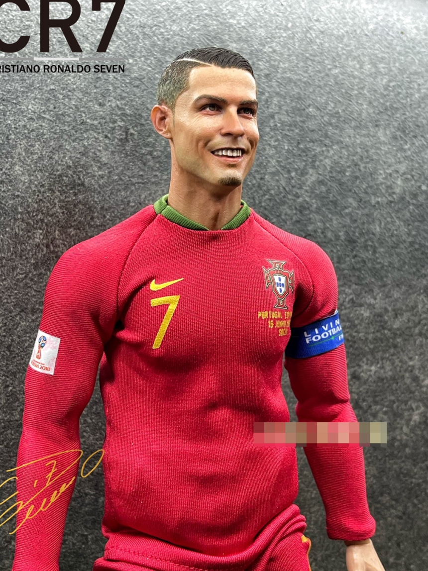 CR7 스튜디오 2018 월드컵 스페인전 포르투갈 1/6 크리스티아누 호날두 축구피규어