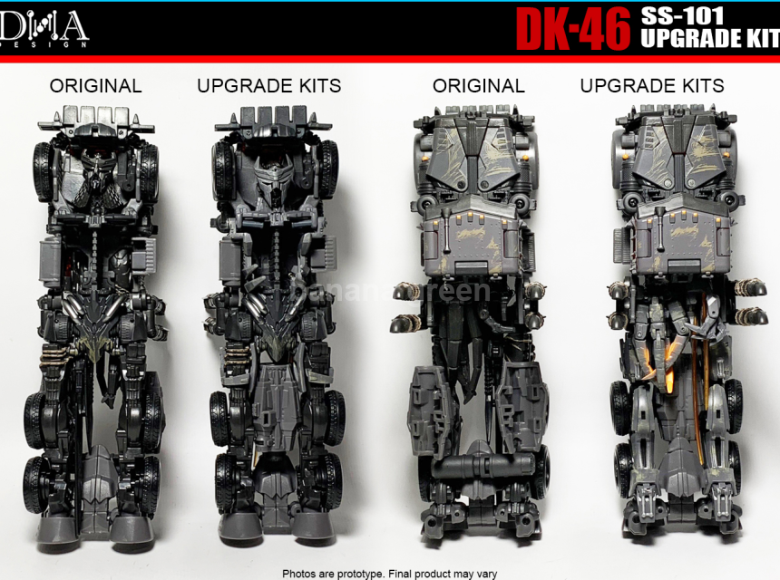 DNA DK-46 SS101 트랜스포머 스커지 업그레이드 키트