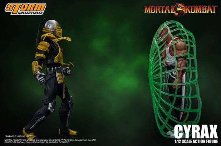 Storm Toys 스톰토이즈 스톰 콜렉터블 모탈컴뱃 1/12 사이렉스 CYRAX 피규어