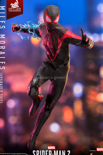 (출시완료) 핫토이 (HotToys) VGM55 마블 스파이더맨2 마일즈 모랄레스 (업그레이드 수트) 1/6 피규어