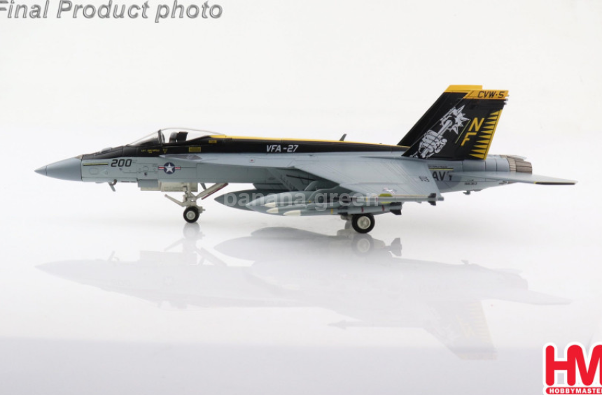 HM 하비마스터 FA-18E 슈퍼 호넷 전투기 모형 VFA-27 1/72