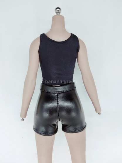 SPC SP203 가죽 반바지 팬츠 1/6 여성 피규어 의상