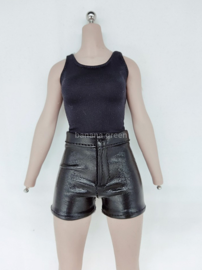 SPC SP203 가죽 반바지 팬츠 1/6 여성 피규어 의상