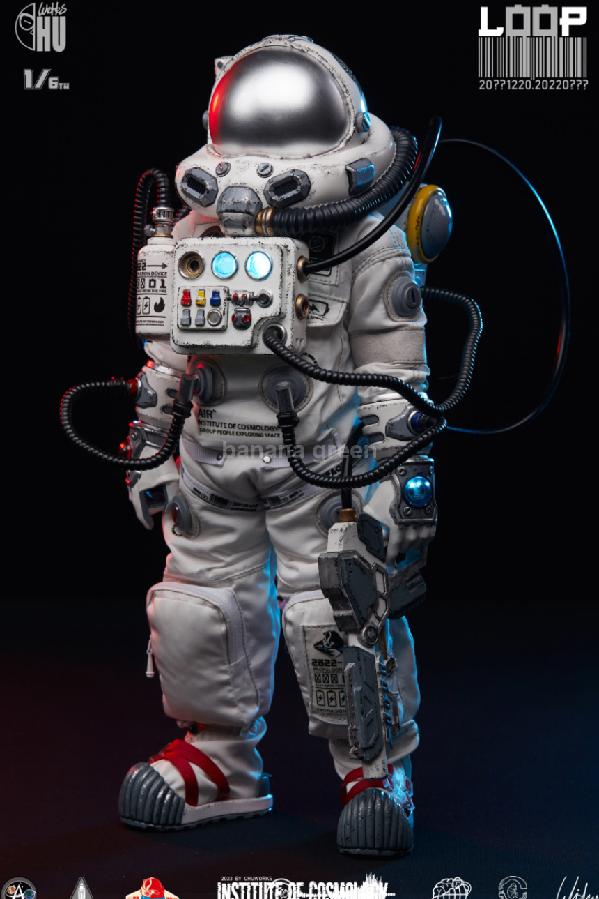 CHUWORKS 우주비행사 LOOP WHITE 테크놀로지 연구소 1/6 피규어