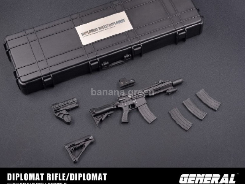 GENERAL 1/6 Diplomat Rifle 소총 피규어소품 라이플 악세서리 GA-005