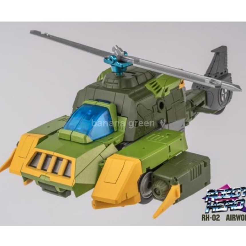 트랜스포머 RobotHero RH-02 스프링어 AirWolf 로보히어로 에어울프