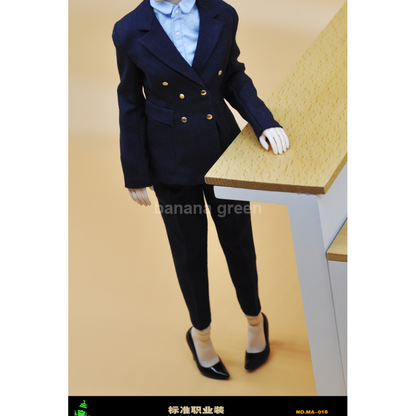 CUKE TOYS MA-018 여성 피규어 정장 의상 세트 루즈 1/6