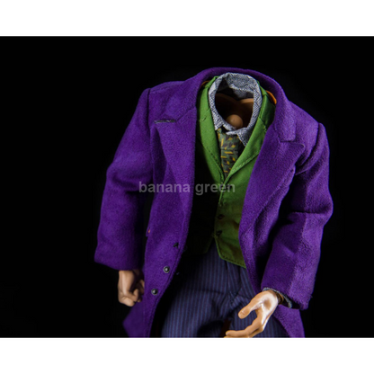 CPOP CREW CPC02 다크 나이트 조커 의상 세트 커스텀 루즈 1/6