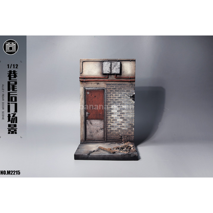 MMMTOYS M2215 피규어 골목 뒷문 배경 디오라마 1/12