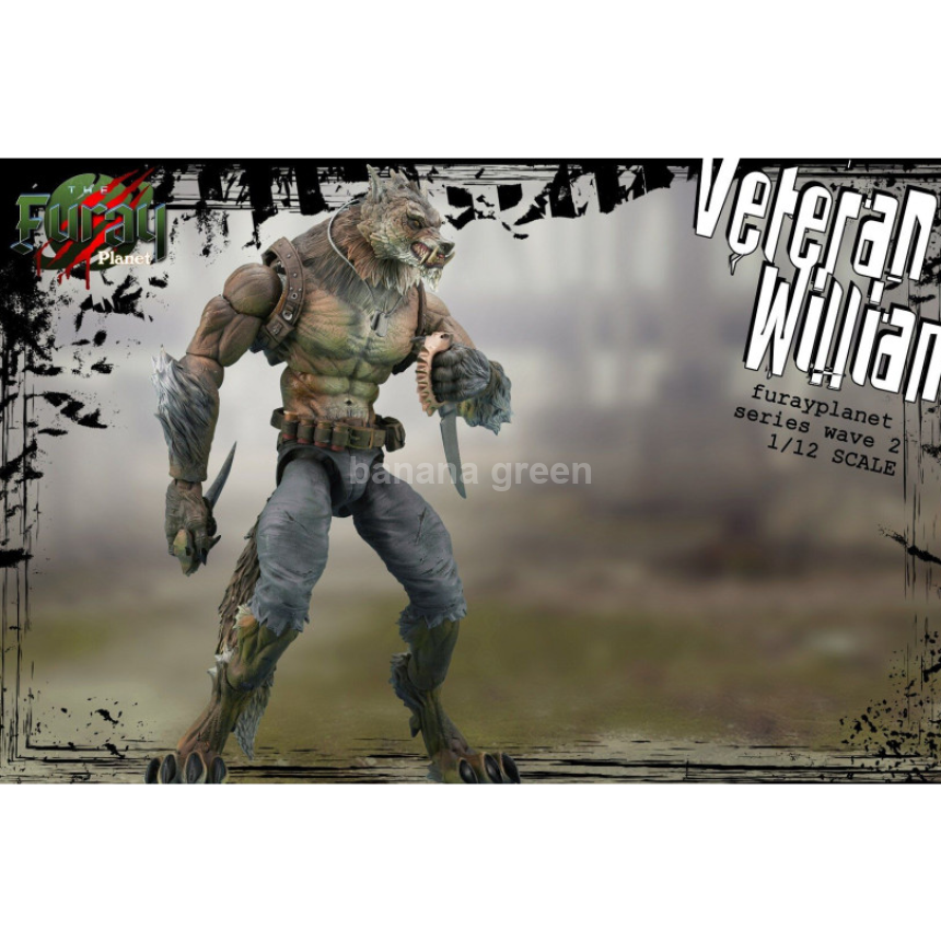 마에스트로 유니온 MU-FP002 1/12 베테랑 늑대인간 윌리엄