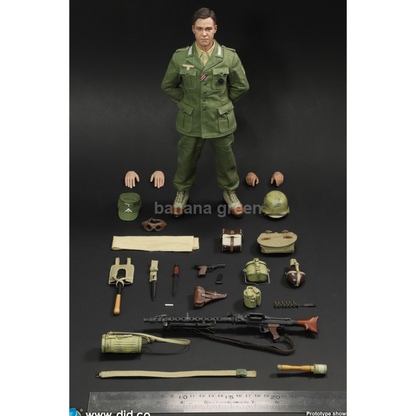 DID D80158 WWII 독일 아프리카군단 1/6 MG34 거너 사수