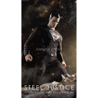 BMS BS03002 저스티스리그 1/12 블랙 슈퍼맨