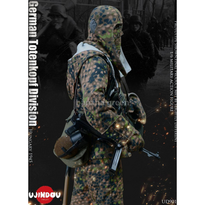 UJINDOU UD9011 WWII 독일군 1/6 Totenkopf 데스마스크 헝가리 1945