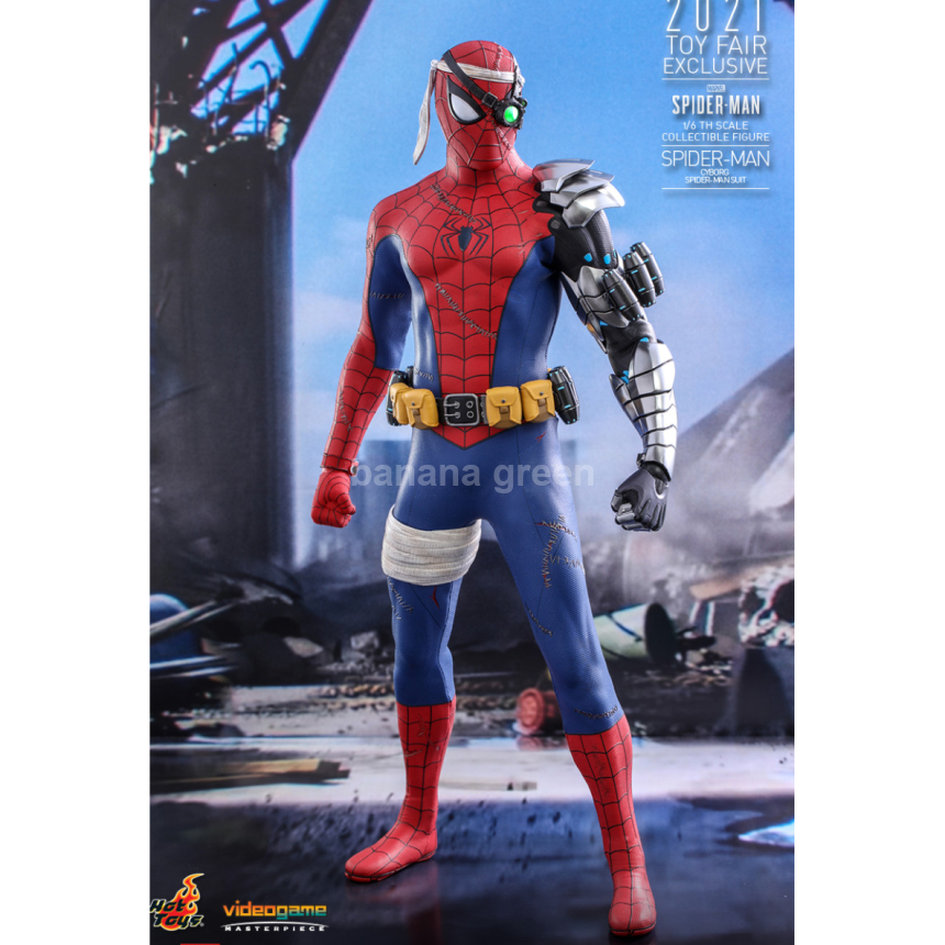 핫토이 HOTTOYS VGM51 마블 스파이더맨 1/6 사이보그수트