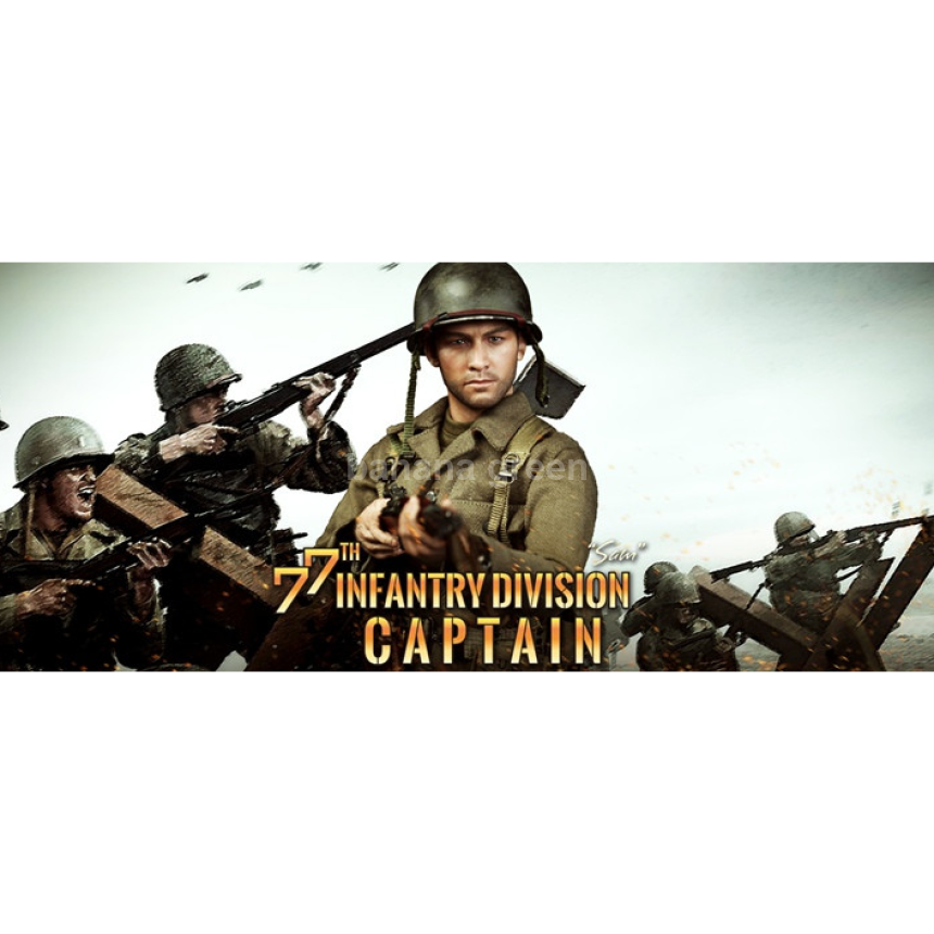 DID 디드 A80129 WWII 진주만 1/6 77보병사단 대위