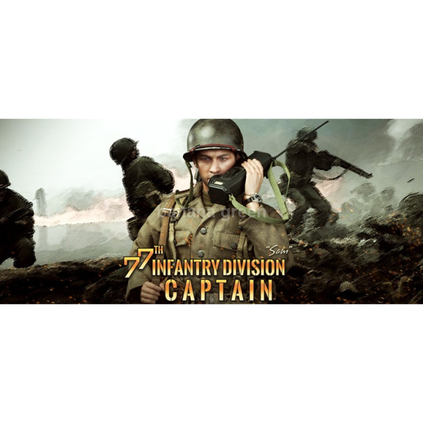 DID 디드 A80129 WWII 진주만 1/6 77보병사단 대위