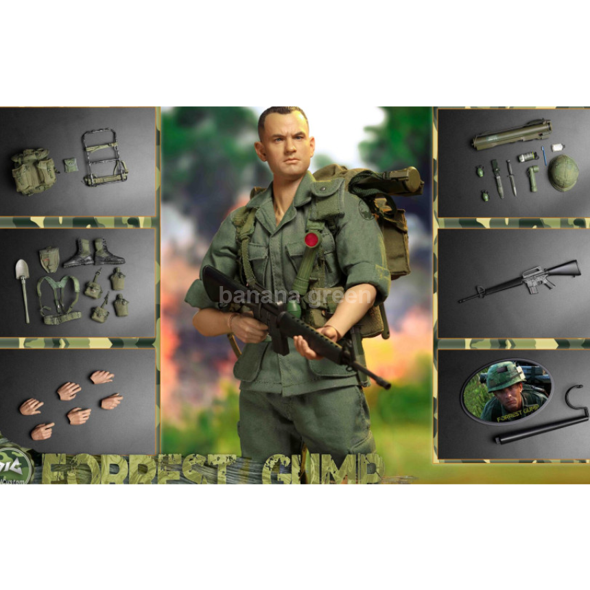 DJ-CUSTOM DJ-16008 포레스트검프 톰 행크스 밀리터리 1/6 피규어