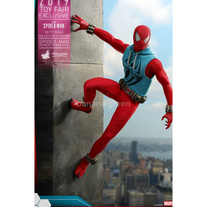 핫토이 HOTTOYS VGM34 마블 스파이더맨 1/6 스칼렛수트