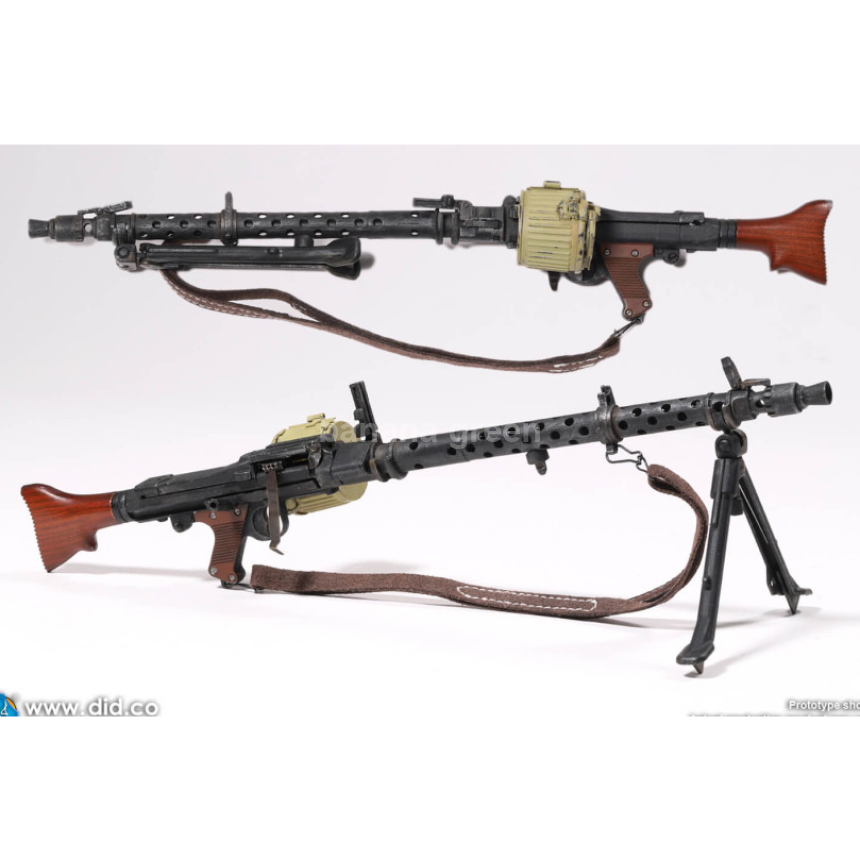 DID D80158 WWII 독일 아프리카군단 1/6 MG34 거너 사수