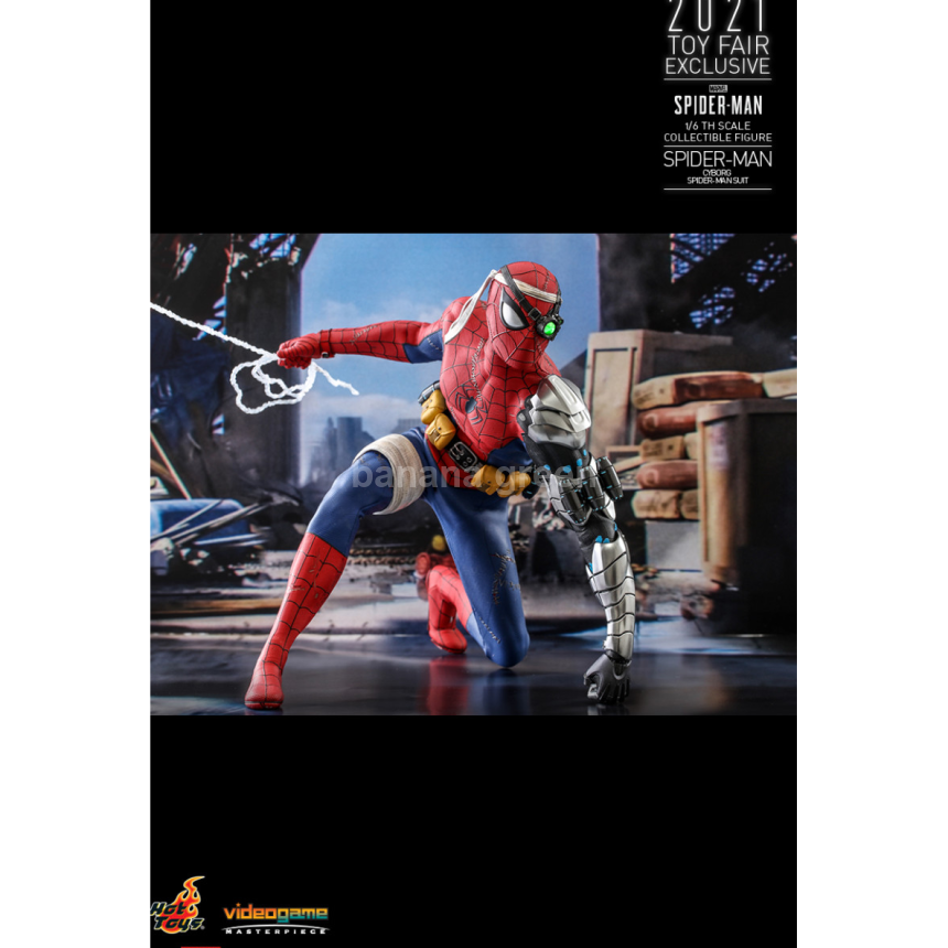 핫토이 HOTTOYS VGM51 마블 스파이더맨 1/6 사이보그수트