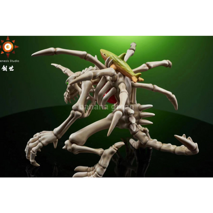 (현물)디지몬어드벤처(Genesis STUDIO) 스컬그레이몬 한정판 레진 피규어