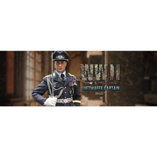 DID D80147 WWII 독일 나치 공군 장교 1/6 더 캡틴 윌리 해롤트