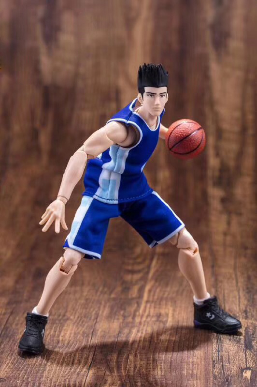 DASIN GT 슬램덩크 능남 7번 윤대협 - 센도 아키라 어웨이팀 유니폼