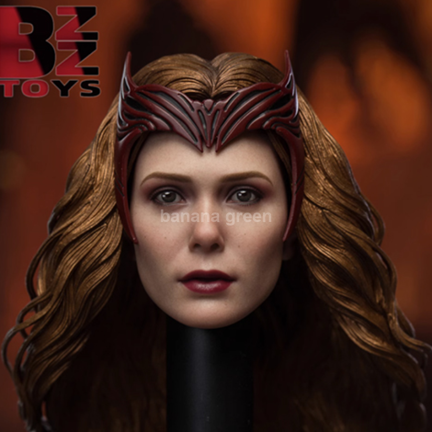 BZZ TOYS BH191 스칼렛위치 4.0 엘리자베스 올슨 커스텀 1/6 피규어 헤드