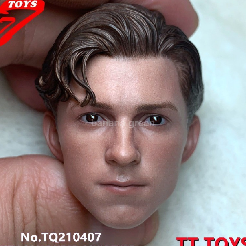 TTTOYS 1/6 스파이더맨 노웨이홈 톰홀랜드 피규어 헤드 TQ210407