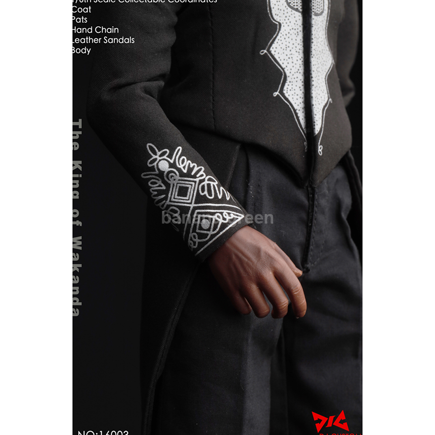 DJ Custom 1/6 와칸다 킹 의상 세트 와칸다 킹 의상 세트