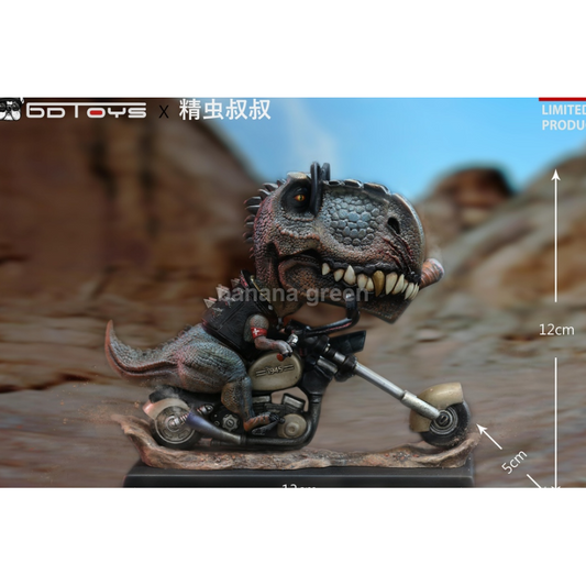BDTOYS 티라노사우루스 바이커 동상