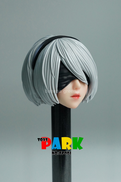 토이즈파크 1/6 니어 오토마타 2B 피규어 헤드 피첸 Toys park TP001