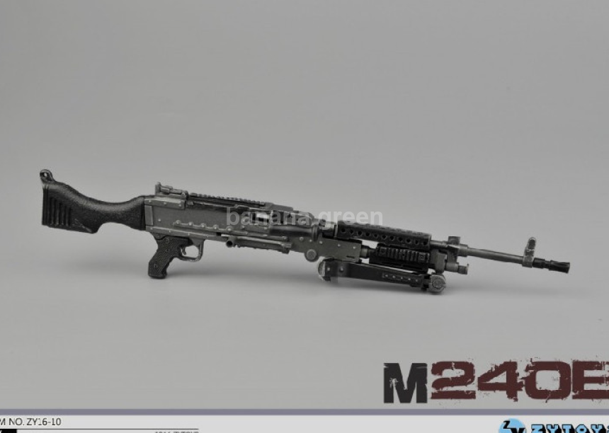 ZYTOYS 1/6 M240 기관총 밀리터리 소품 루즈