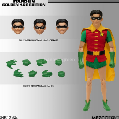 메즈코토이즈 MEZCO ONE:12 DC 로빈 골든 에이지 에디션 1/12 액션 피규어