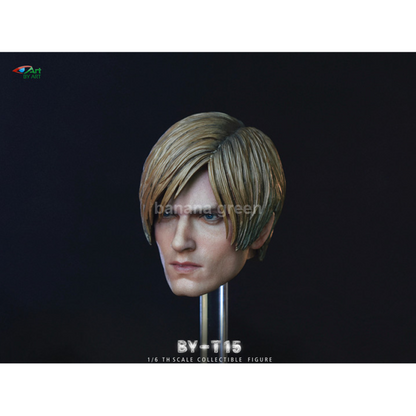 BY-ART BY-T15 레지던트이블 Re4 레온 피규어 헤드 커스텀 루즈 1/6