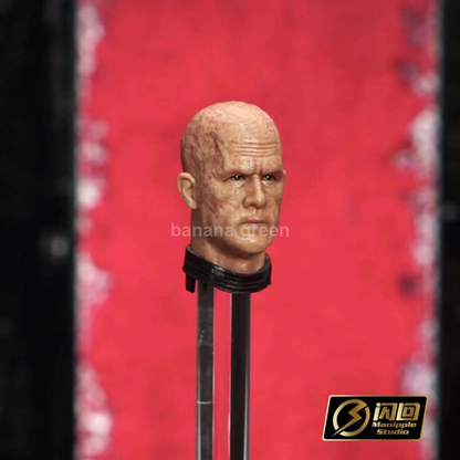 (출시) 플래시백 스튜디오 데드풀 웨이드 윌슨 피규어 커스텀 남성 헤드 1/12