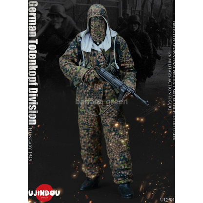 UJINDOU UD9011 WWII 독일군 1/6 Totenkopf 데스마스크 헝가리 1945