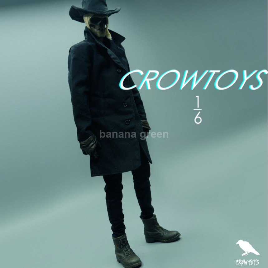 CROW TOYS 크로우 1/6 데스 슬림 블랙 코트 set