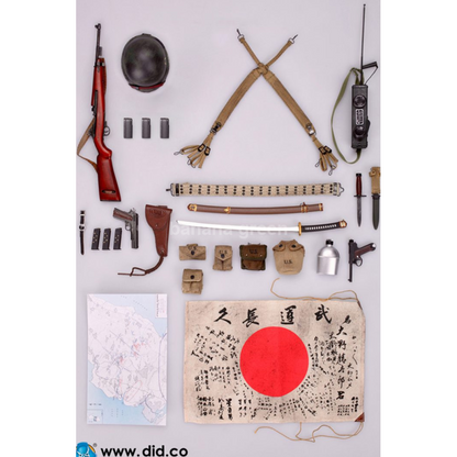 DID 디드 A80129 WWII 진주만 1/6 77보병사단 대위