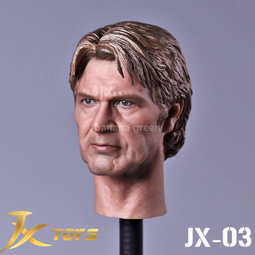 JXTOYS JX03 스타워즈7 1/6 한솔로 해리슨포드 헤드