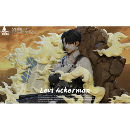 (현물)진격의거인(Freedom STUDIO) 병장 리바이 아커만 한정판 레진 피규어