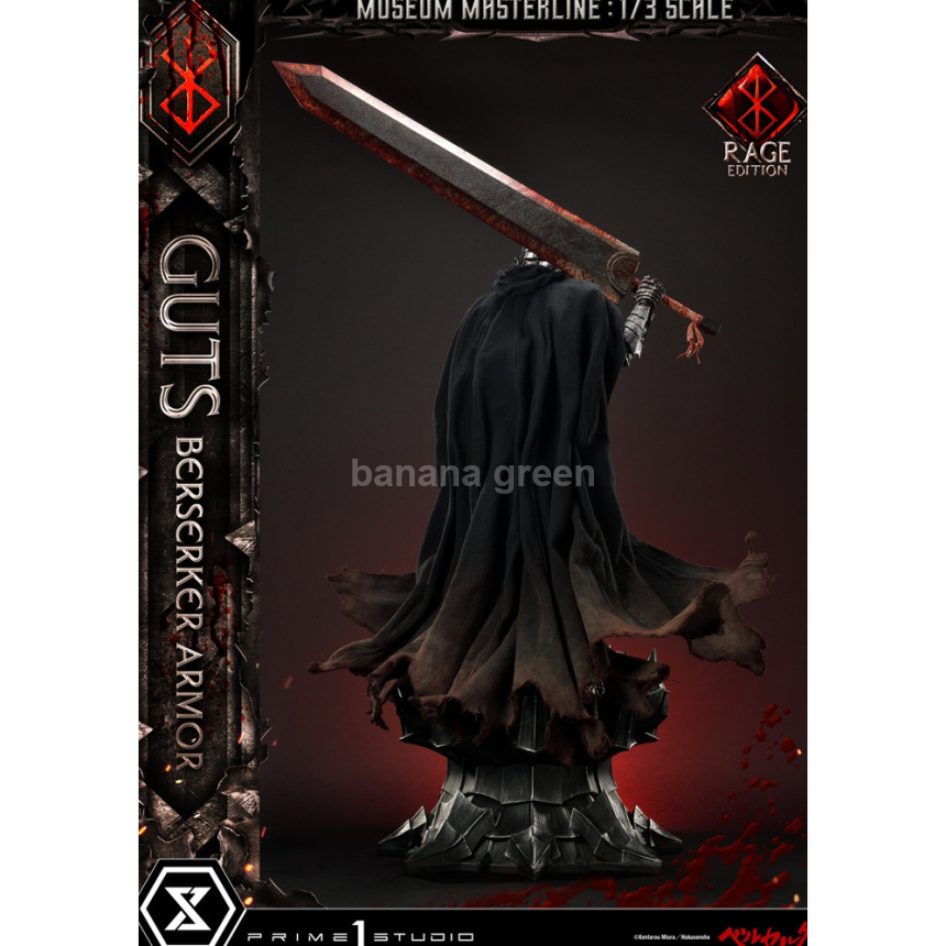 (현물)베르세르크(Prime1 P1S STUDIO) LED 1/3 슈퍼 MMBR-03 일반판 피의 갑주 광전사 가츠 한정판 레진