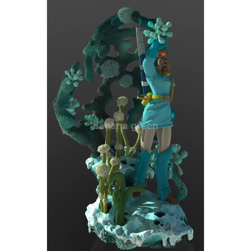 바람계곡의나우시카(AW-STUDIO)-1/4 나우시카 테토 리미티드 GK 레진 피규어