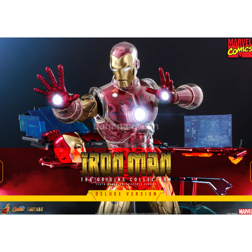 HOTTOYS CMS08D38 아이언맨 다이캐스트 더 오리진 컬렉션 디럭스 버전 피규어 1/6